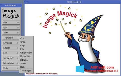 Capture d'écran ImageMagick pour Windows 8.1